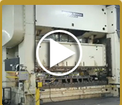 Video Clip of Stampings Punch Press 600 Ton Progressive Die by Perfection Spring & Stamping
